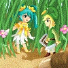 [Link from Minish Cap and fairy Miku]
